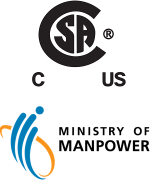 Ministry of Manpower and CSA cu logos