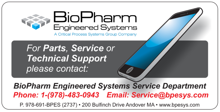 bioprocess engineering field service and support